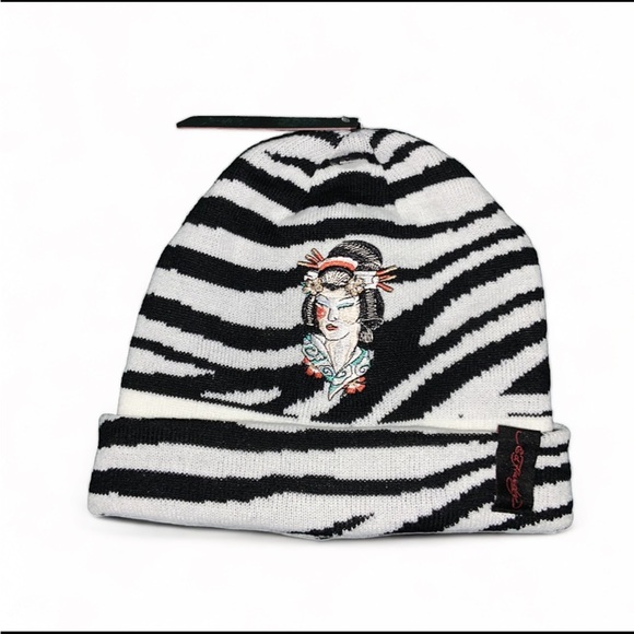 Zebra Ed Hardy Hat - Picture 2 of 2